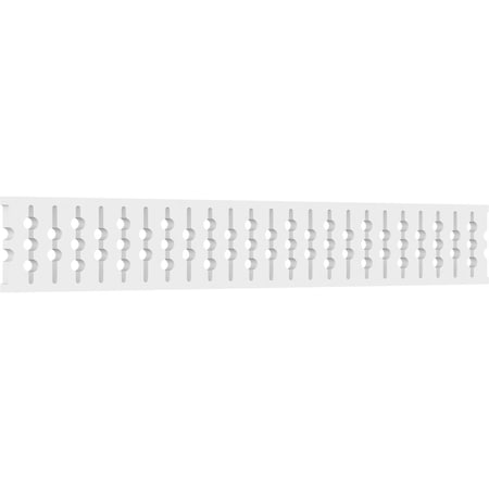 Ekena Millwork Pomeroy Architectural Grade PVC Running Trim, 6"H x 5/8"P x 48"L RUNP06X0625X48POM